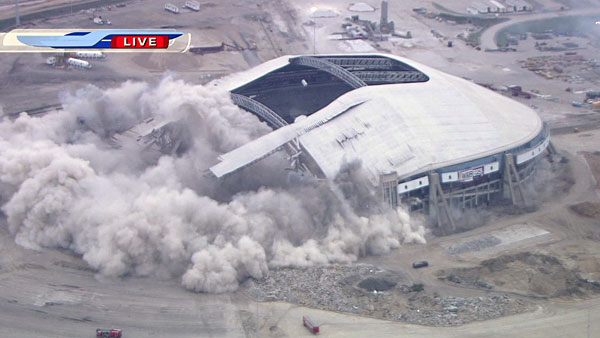 Texas Stadium Implosion 