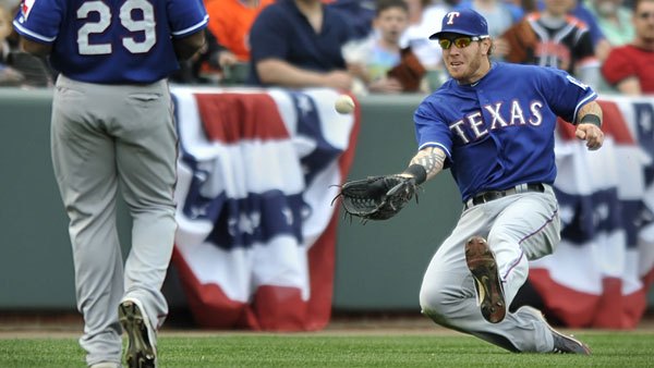 Texas Rangers' Josh Hamilton hits four home runs vs. Orioles
