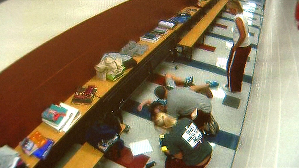 Raw video Frisco ISD coaches revive student