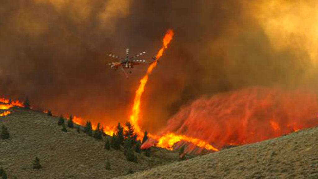 Aircraft Used To Battle Huge Idaho Wildfire As Smoke Clears 3832