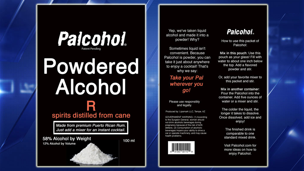 Official Powdered alcohol approved in error