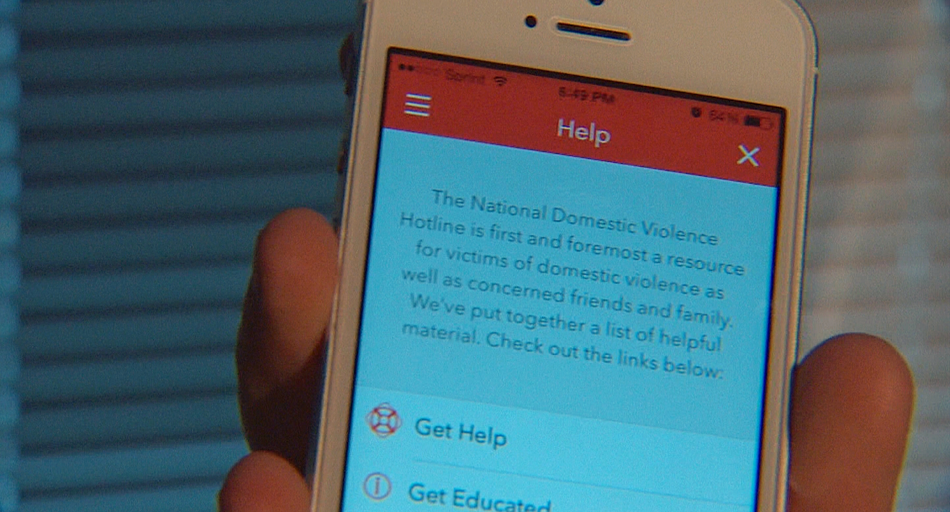 App gives domestic violence victims way to seek help in secret