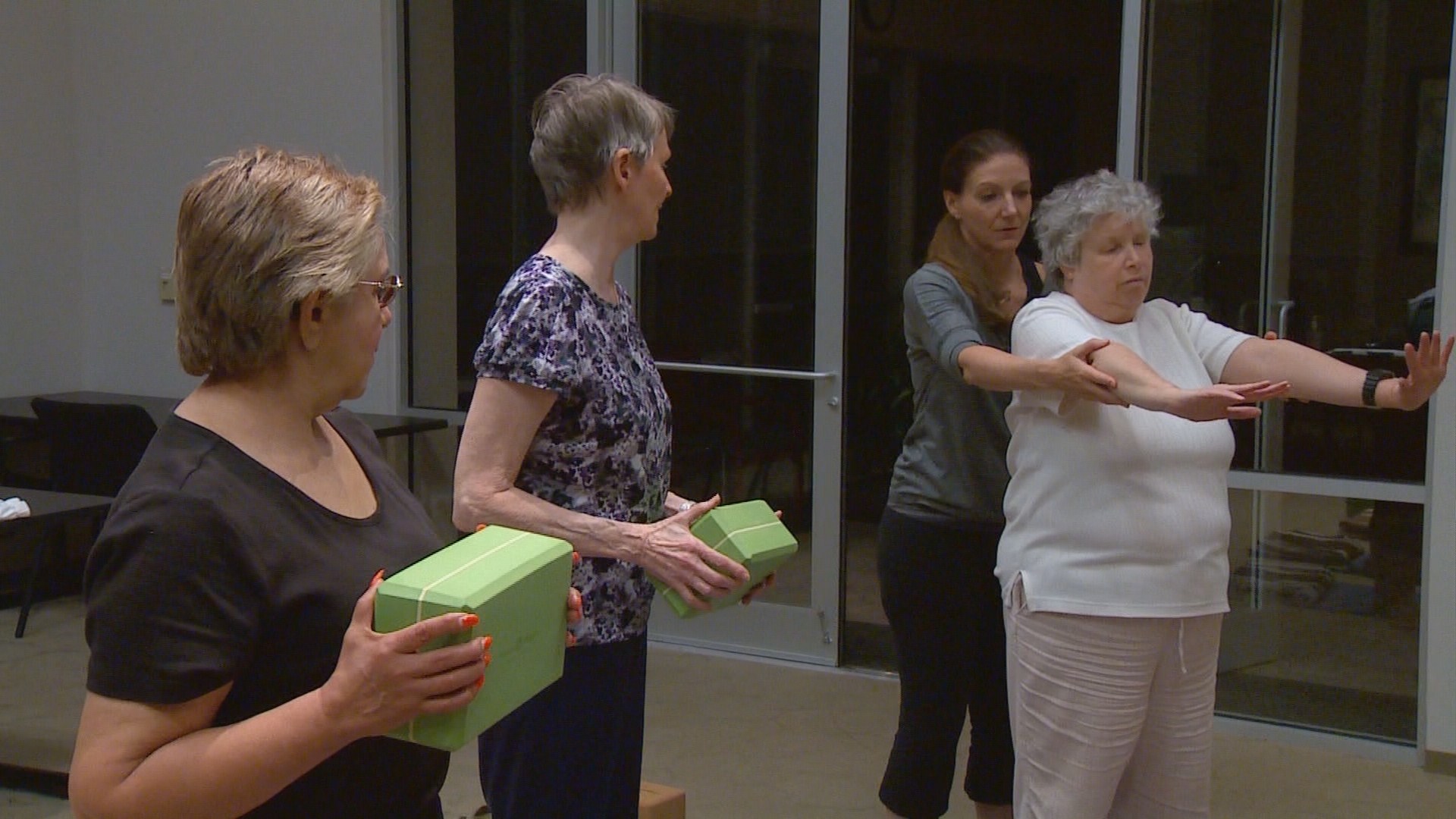 Yoga class for visuallyimpaired offers community, fun