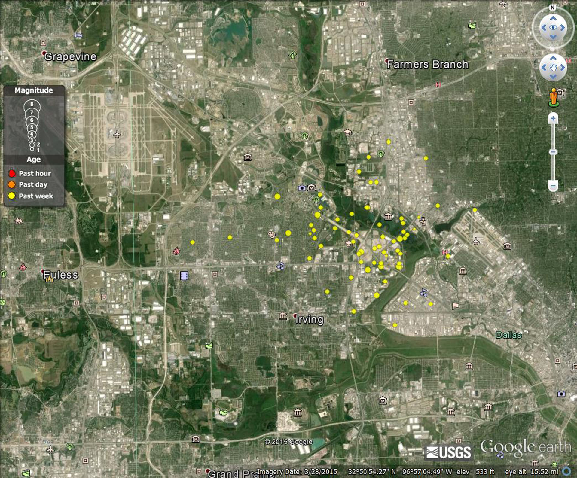 Earthquake Irving Tx Today