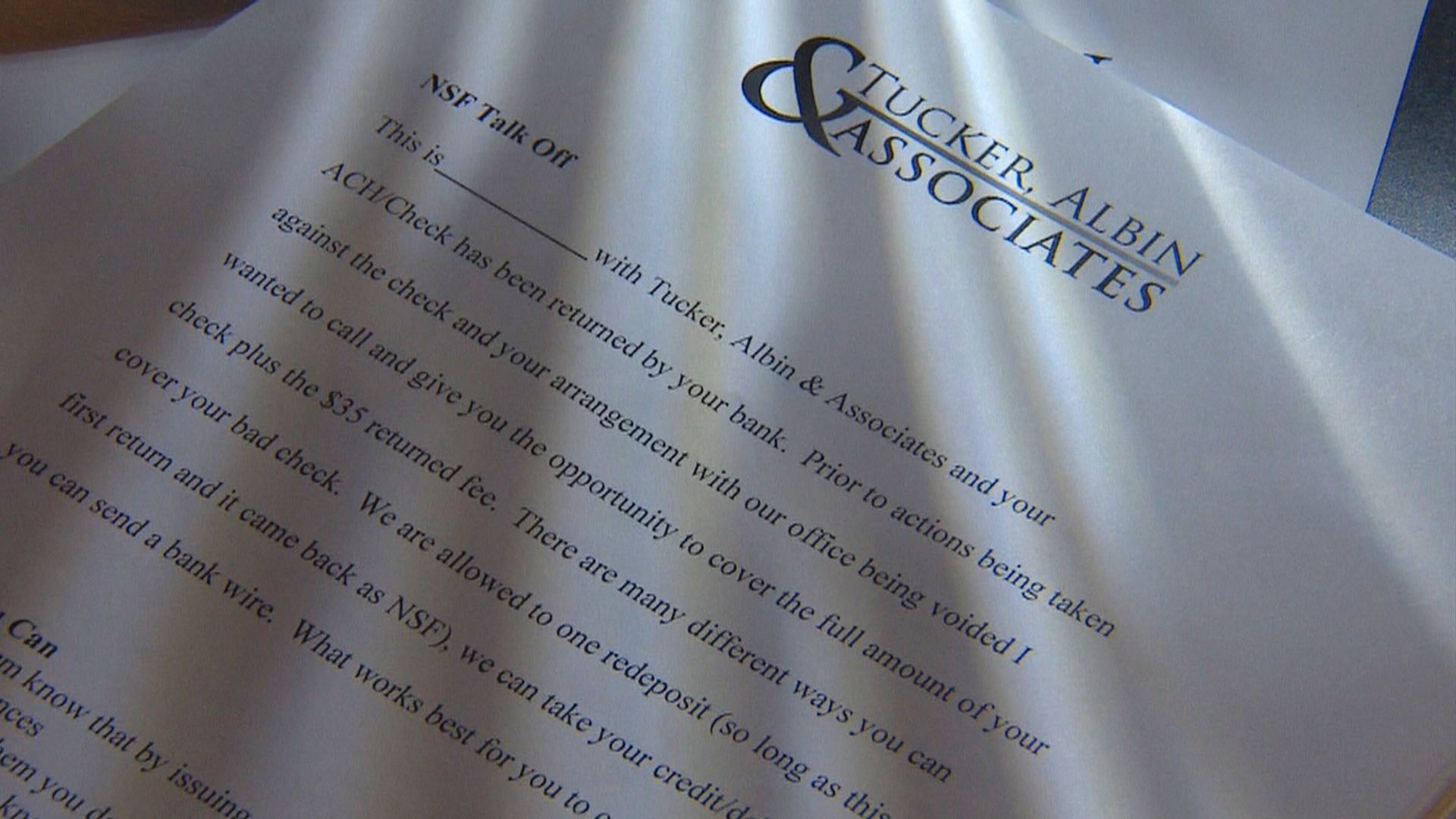 Deception, harassment are trademarks of bill collector | wfaa.com