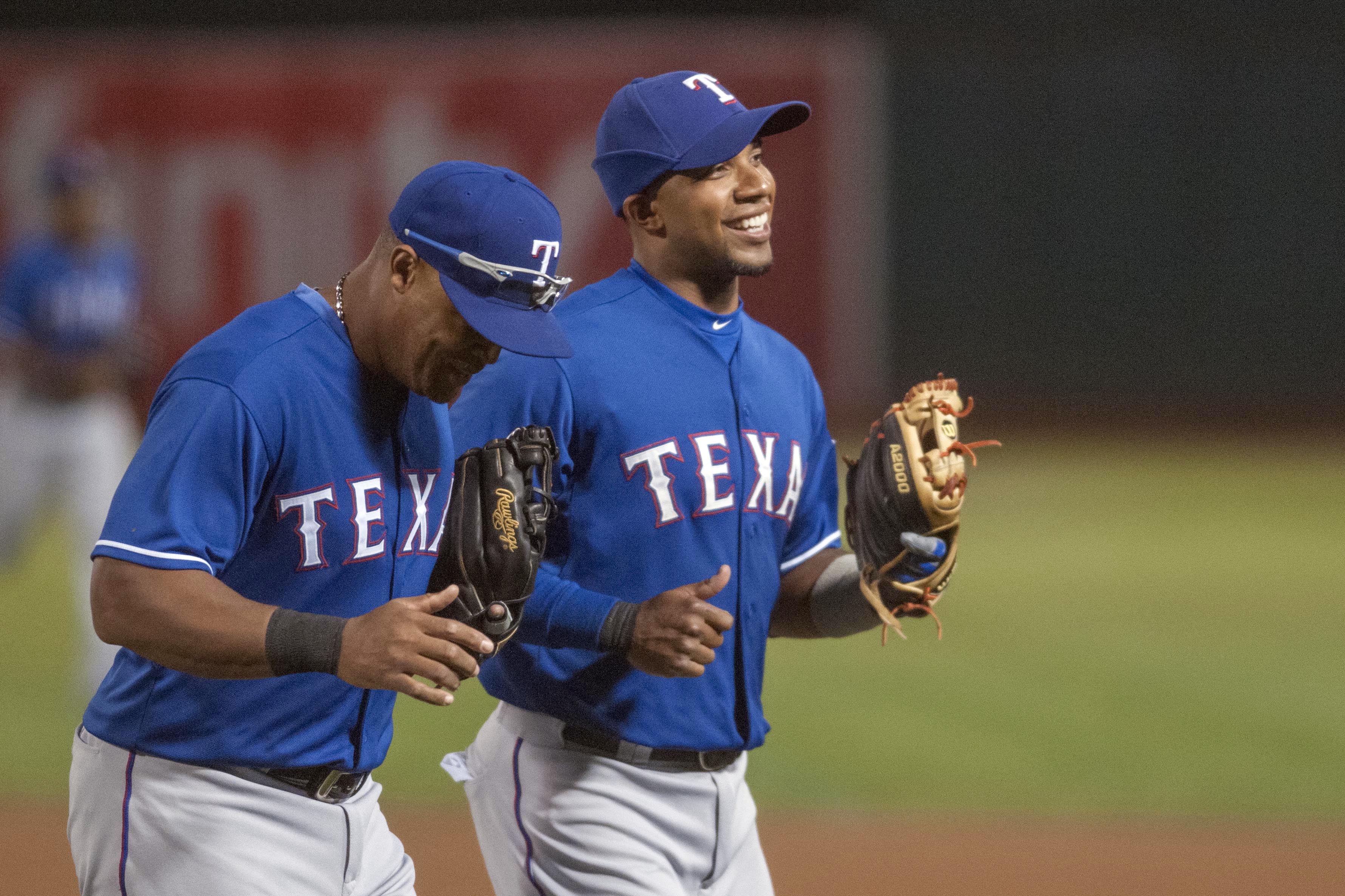 Why the Rangers sent Delino DeShields down during a confusing day in Texas