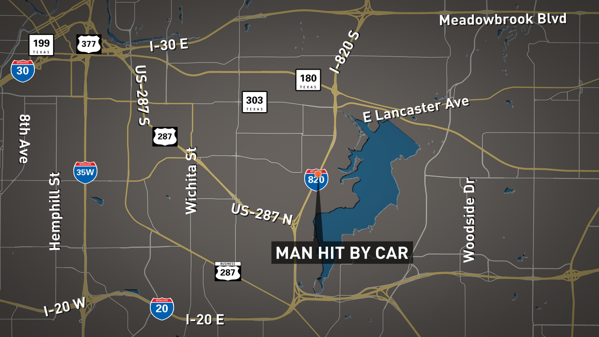 Man critical after being hit by car in Fort Worth | wfaa.com