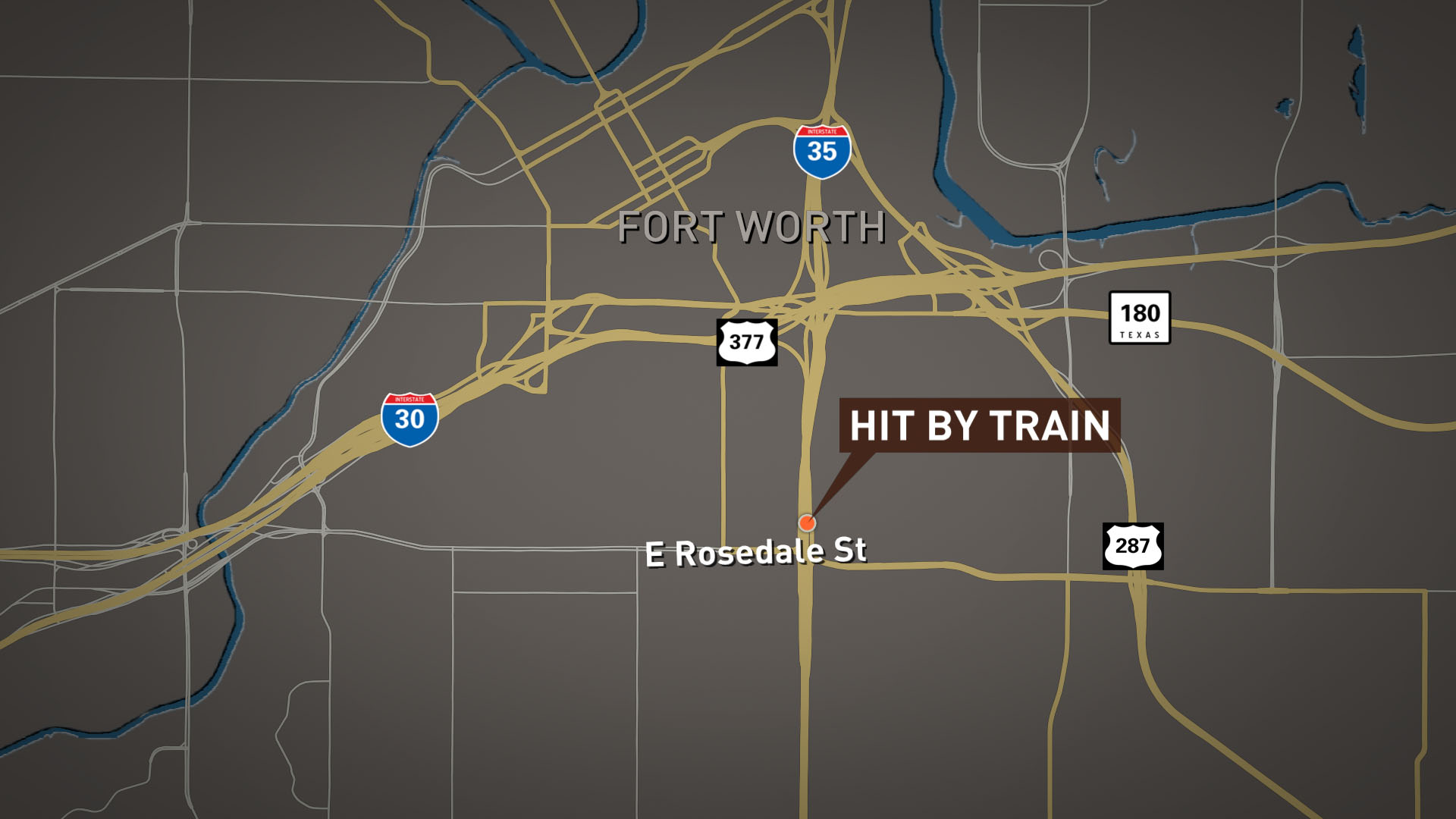 Child sex assault suspect hit by train in Fort Worth | wfaa.com