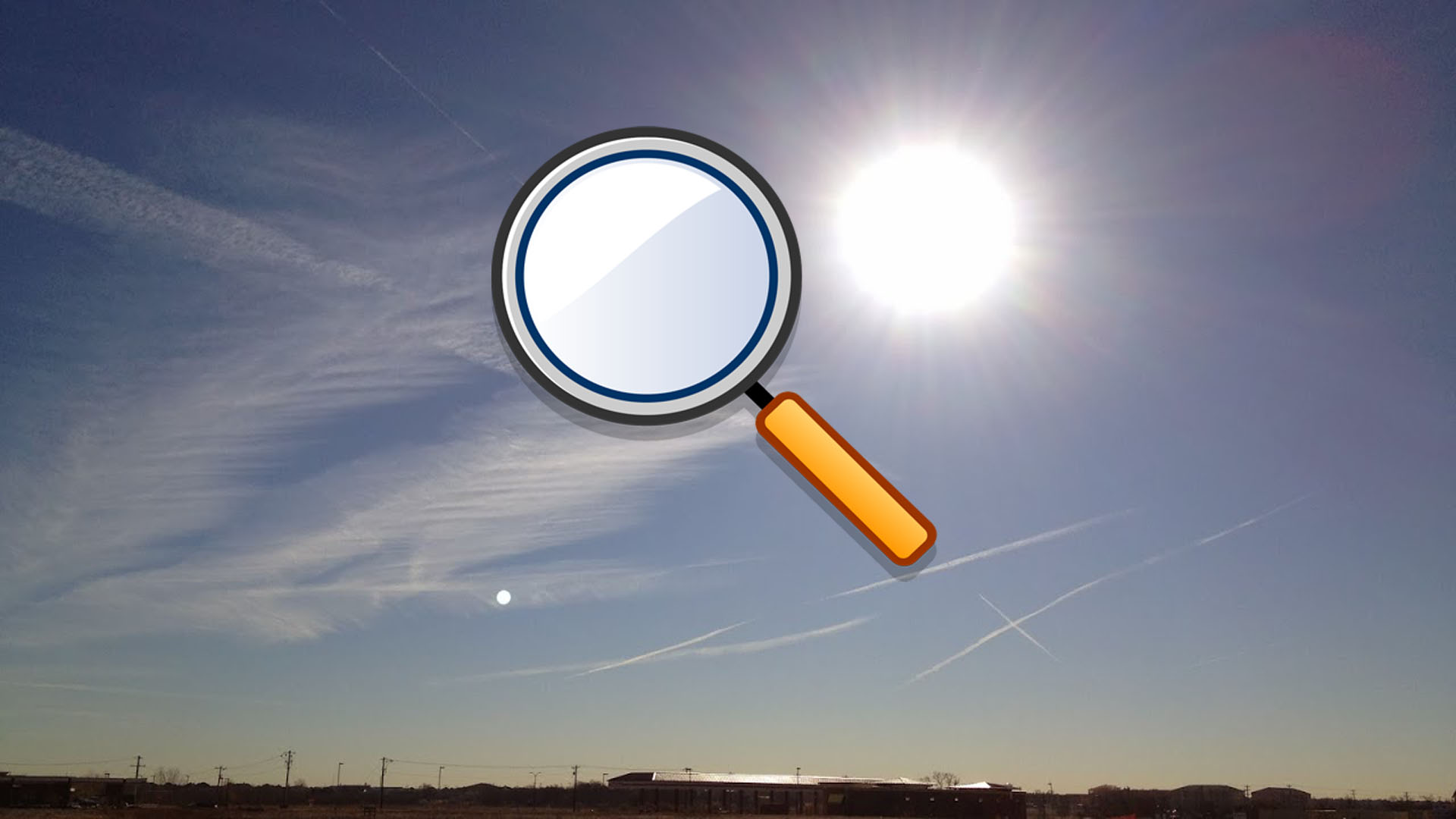 Magnifying glass + Sunlight = Chair on fire