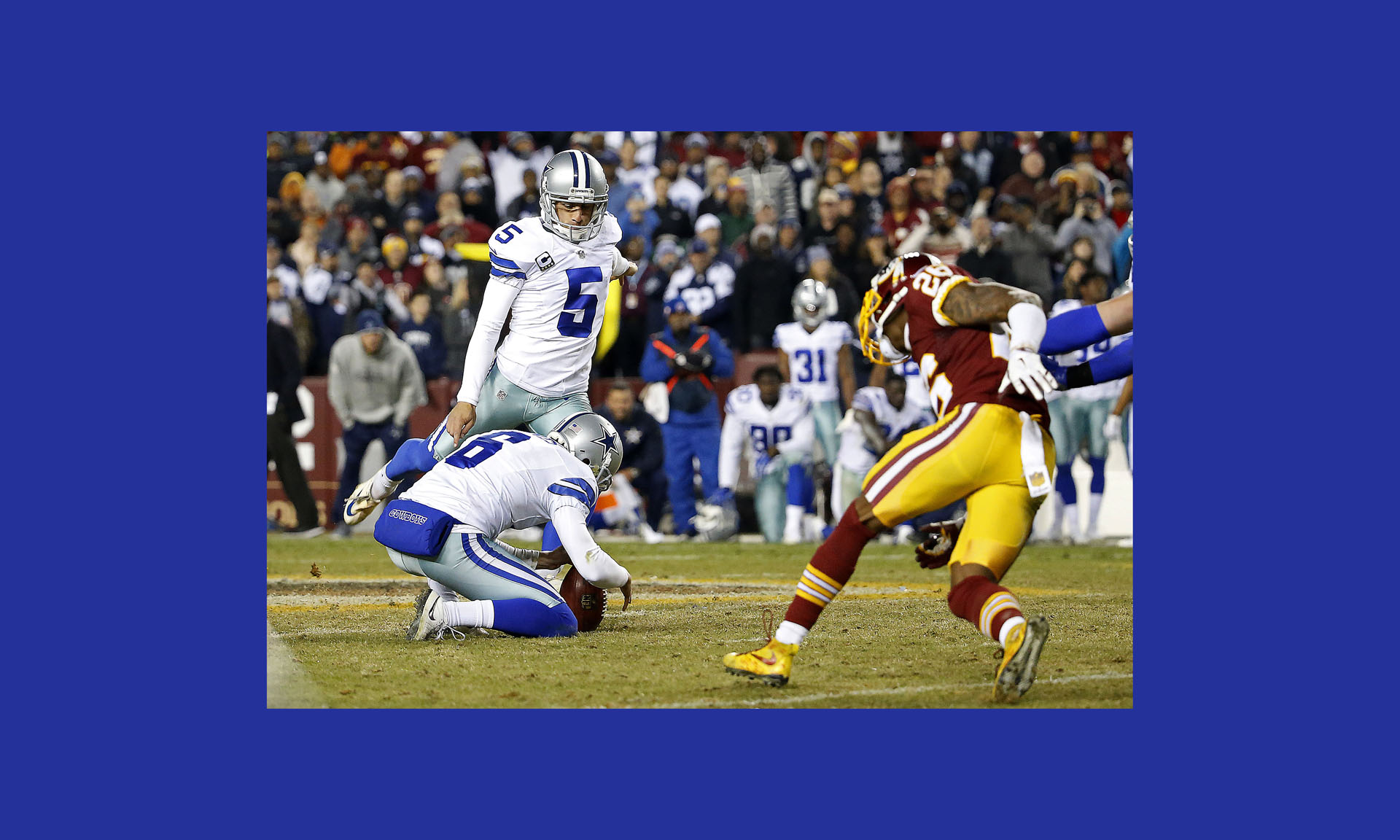 Cowboys top Redskins 19-16 on Bailey's 54-yard field goal - The