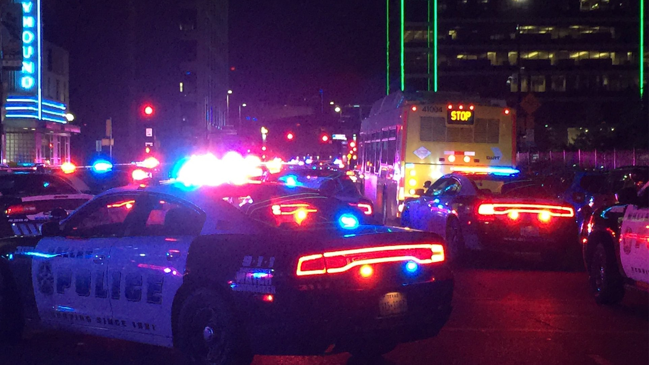 Social updates from Downtown Dallas shooting
