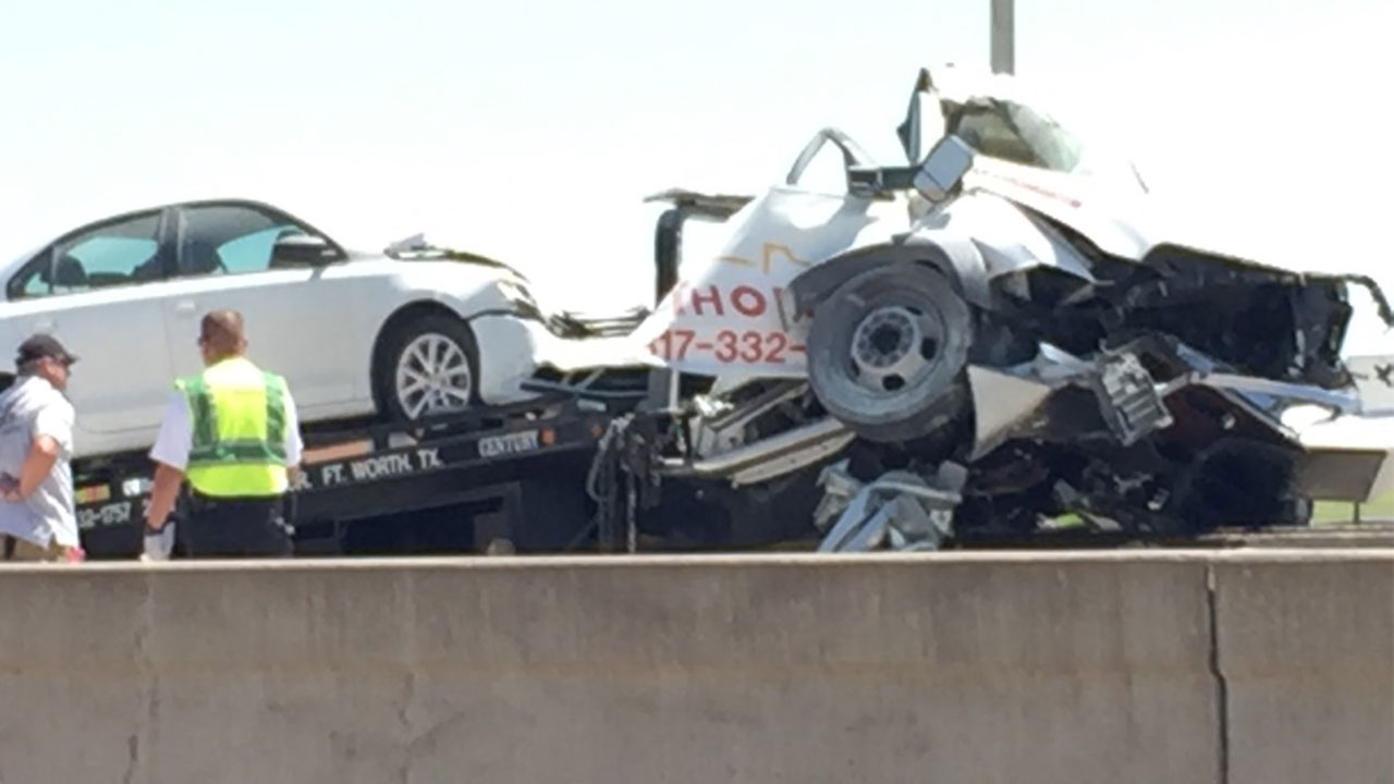 1 Killed In I-35W Tow Truck Crash | WFAA.com