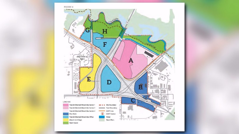 What's planned for the former Texas Stadium site in Irving