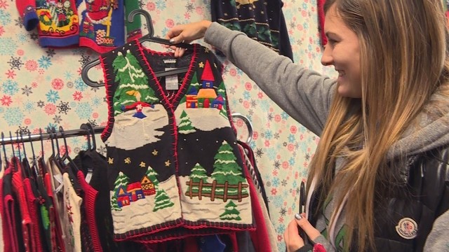 Step inside the ugly sweater shop that hired people for their dance moves - WFAA.com