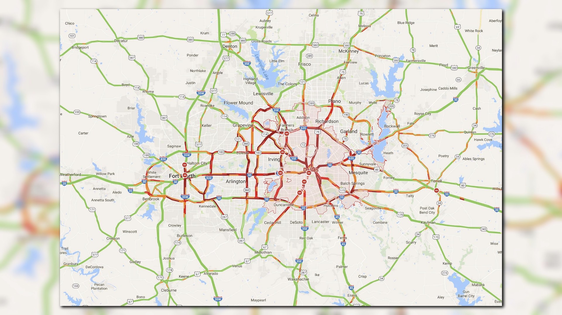 dfw traffic conditions