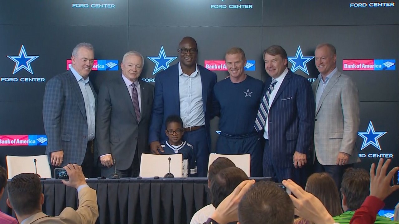 DeMarcus Ware signs ceremonial contract with Dallas to retire a