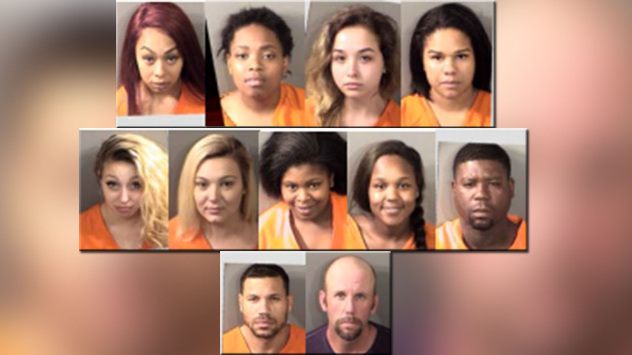 11 arrested in Denton County human trafficking operation