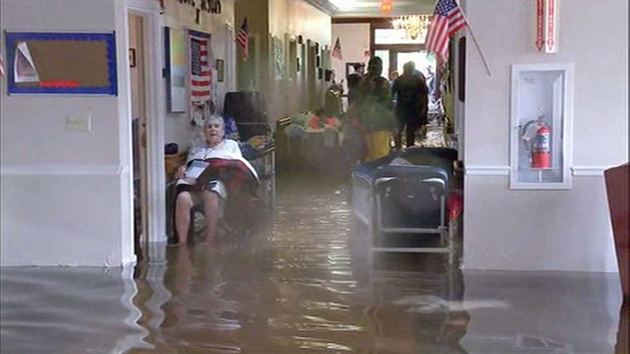 Dozens of seniors rescued from Port Arthur nursing home