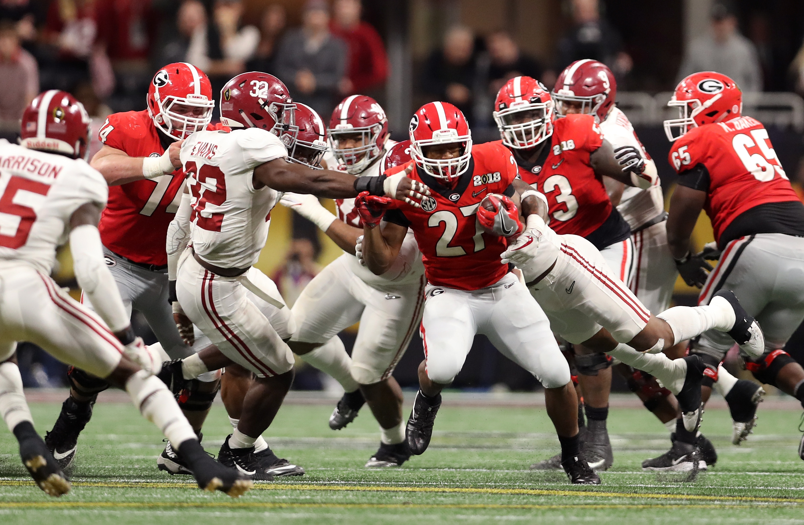 Georgia Football: Watch Nick Chubb in the run up to the NFL Draft