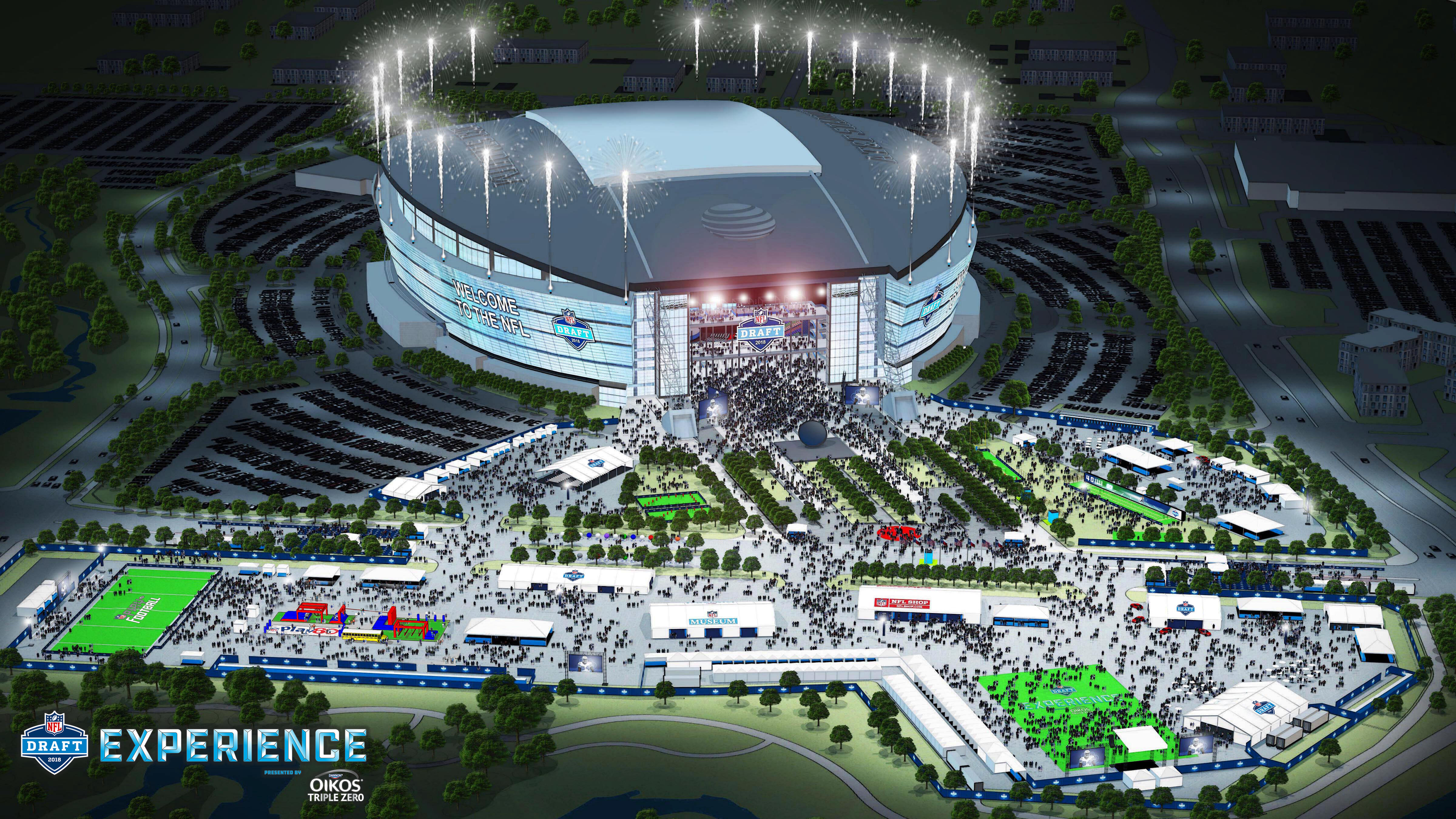 Photos: Here's what the NFL Draft will look like at AT&T Stadium