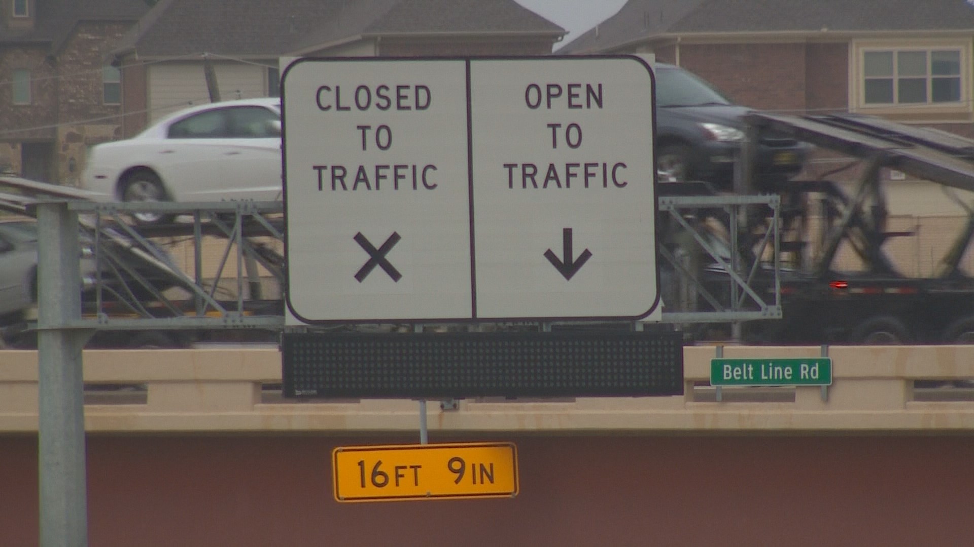 TxDOT opens shoulder lanes of 161 in Irving to help relieve traffic ...